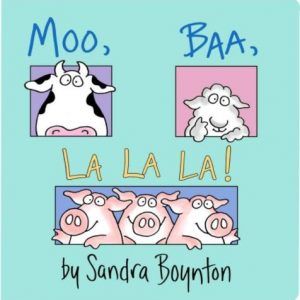 Moo Baa La La La cuento preescolar con animales