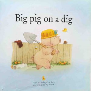 Big pig on a dig