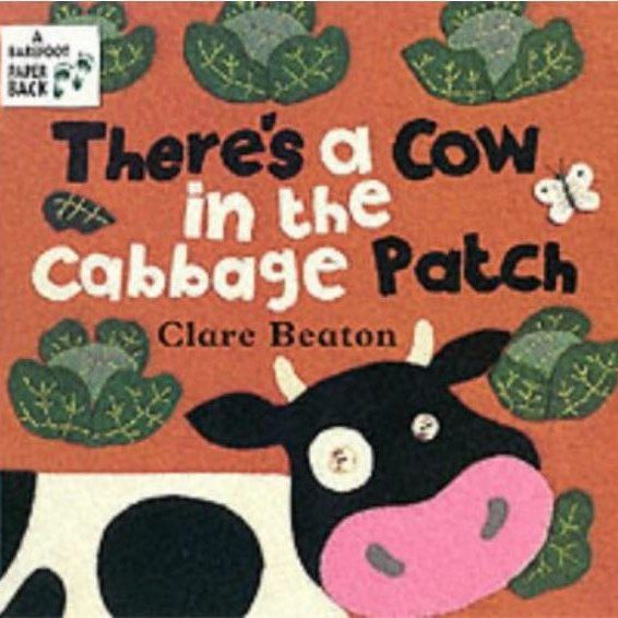 There's a cow in the cabbage patch